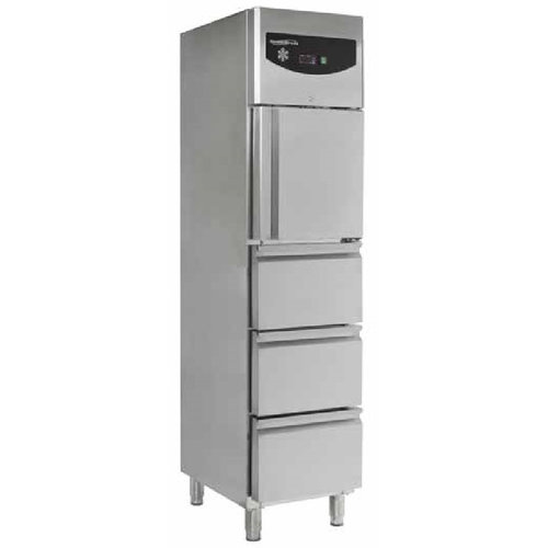  Combisteel Refrigerator with 1 Door and 3 Drawers | 350 liters 