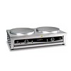 Combisteel Crepe maker 2 plates | 230 volts