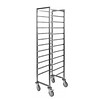 HorecaTraders Shelf trolley GN 2/1 | 65 x 53 cm