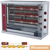 HorecaTraders Grill à poulet électrique avec 3 broches | 15 poulets