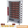 HorecaTraders Grill à poulet électrique avec 8 broches | 40 poulets