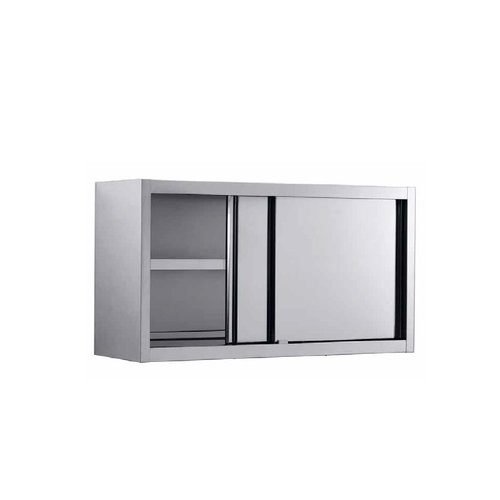  Combisteel Armoire murale en acier inoxydable avec portes coulissantes 160x40x65 cm 
