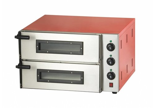  Combisteel Double Pizza Oven 3000 Watt | 2 Pizzas 