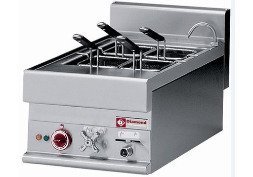  HorecaTraders Cuiseur à pâtes électrique en acier inoxydable 400 V 6 kW 