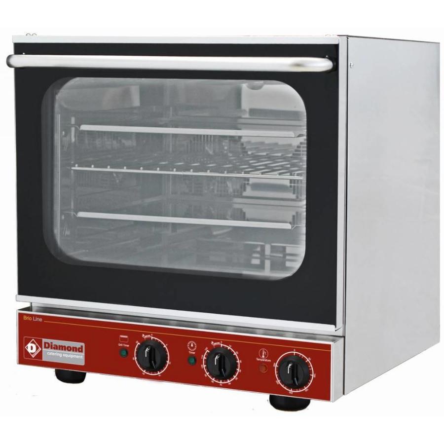 Convection oven for 4x43x33 cm