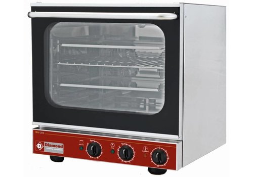  HorecaTraders Convection oven 4x 43x33cm + salamander 