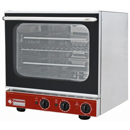  HorecaTraders Convection oven 4x 43x33cm + salamander 