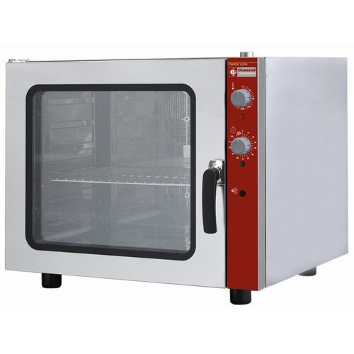  HorecaTraders Convection oven with steam function for 6x 60x40 cm 