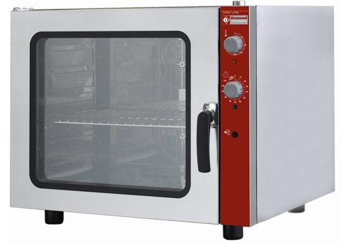  HorecaTraders Heißluftofen mit Dampffunktion für 6x1/1 GN 