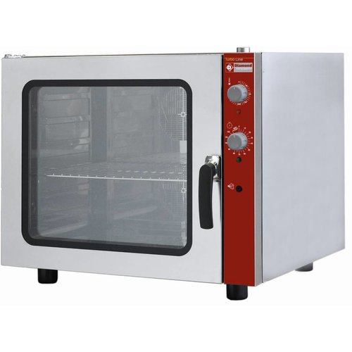  HorecaTraders Convection oven with steam function for 6x1/1 GN 