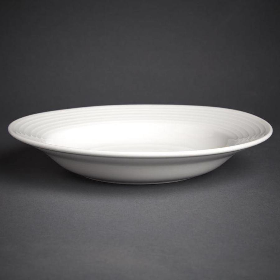 Porcelain pasta plate 23 cm (pieces 12)