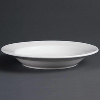 Deep porcelain plates 27 cm (6 pieces)