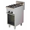 Combisteel Cuisinière à gaz avec élément de base | 2 brûleurs