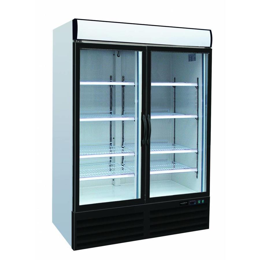 Freezer Forced Black with 2 doors