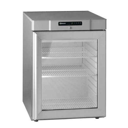  Gram Compact refrigerator with glass door 125 liters 