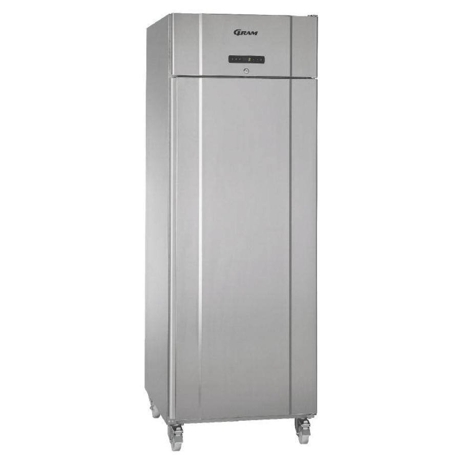 K610R Compact 1 porte en acier inoxydable réfrigéré 585 litres