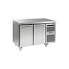 Gram Refrigerated workbench stainless steel | 90 x 128.9 x 70 cm