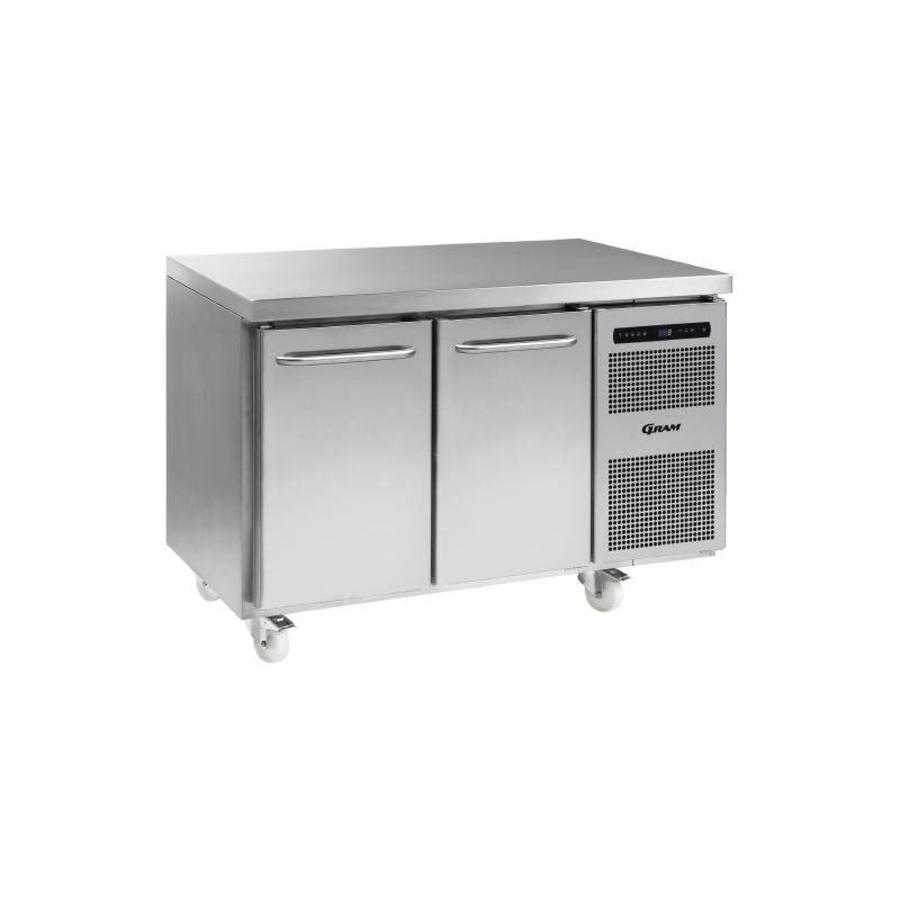 Refrigerated workbench stainless steel | 90 x 128.9 x 70 cm