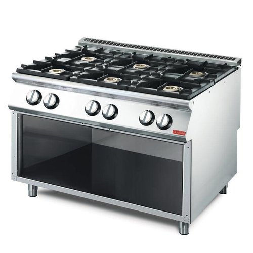  Gastro-M Gas stove with storage space | 6 Burners 