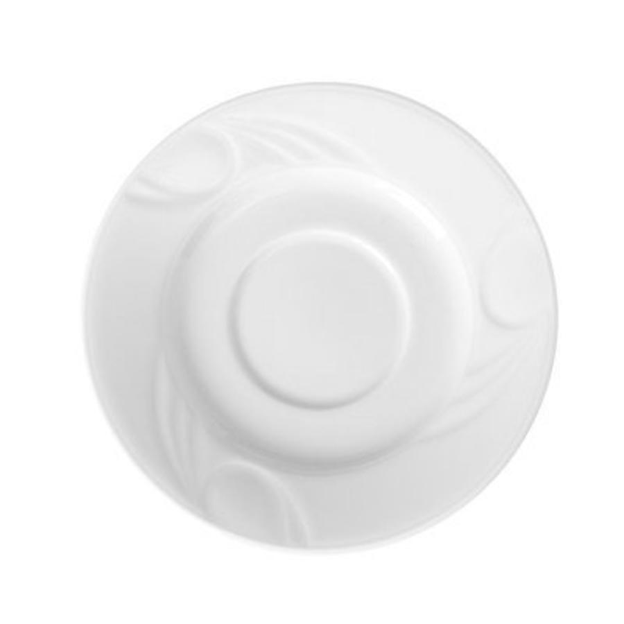 Soucoupe pour tasse à café blanche | 15 cm (12 pièces)