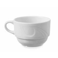 Tasse à cappuccino Hendi en porcelaine blanche | 23cl (12 pièces)