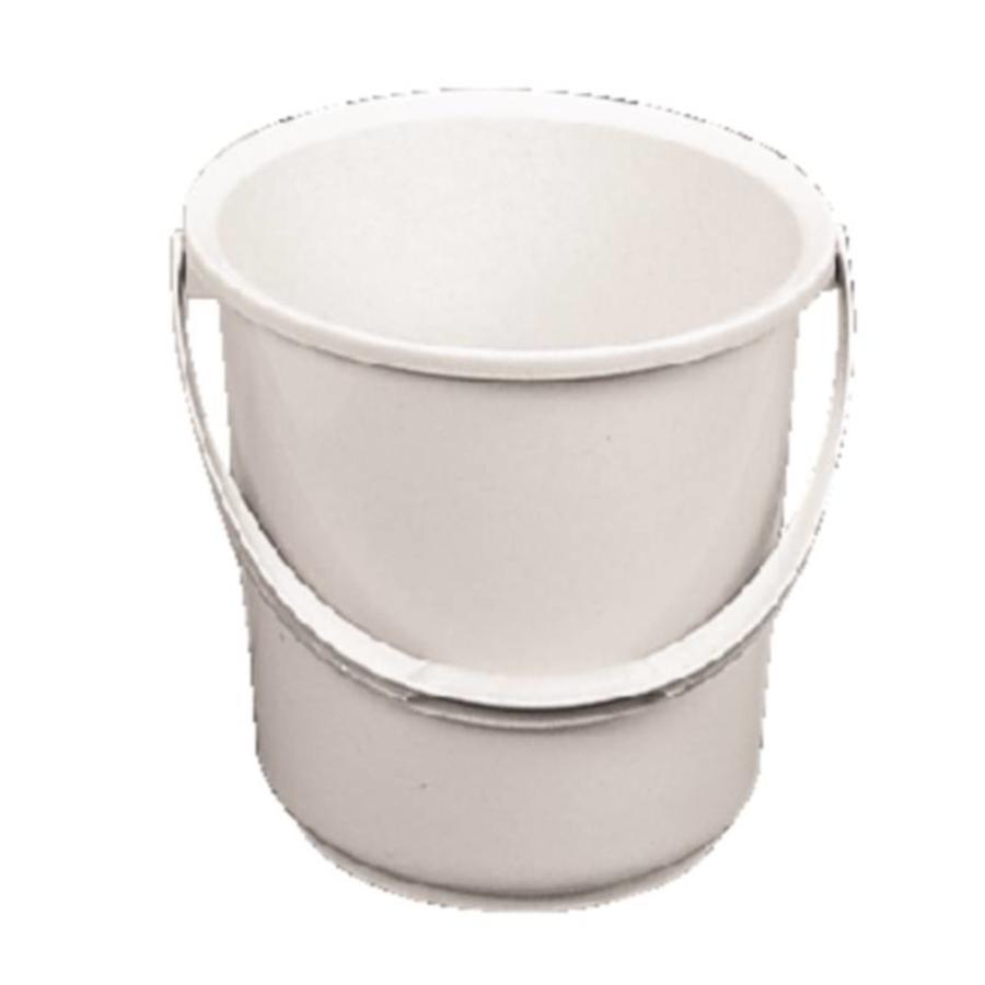 Seau en plastique blanc 10 litres