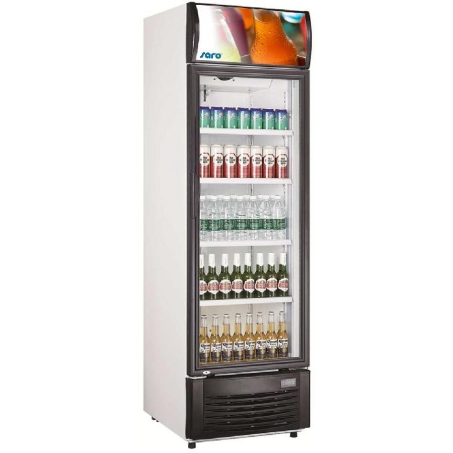 Kühlschrank mit Glastür | 282 Liter | 53 (B) x 59 (T) x 185 (H) cm