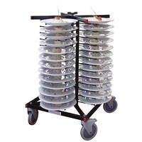 Plate rack with wheels | 52 wheels