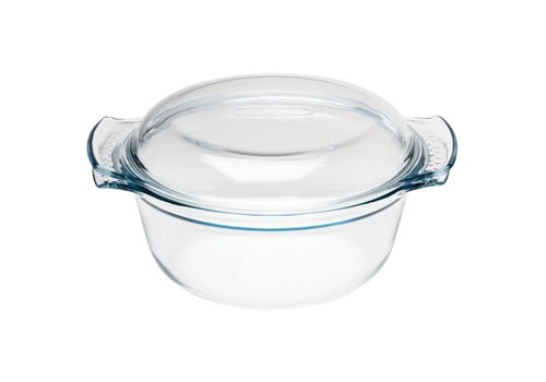  Pyrex Round glass casserole of 1.5 liters 