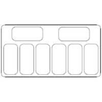 Ice cream display case | 120x86x126 cm
