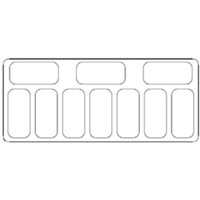 Ice cream display case | 145x85x(h)125 cm