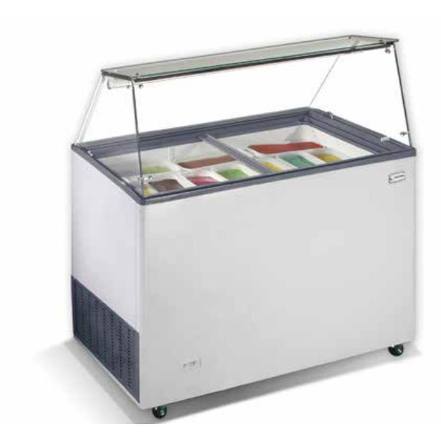 Scoop ice cream display case | 90x65x123 cm