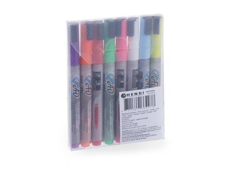  Hendi Chalk Markers 8 Colors | Round Dot 