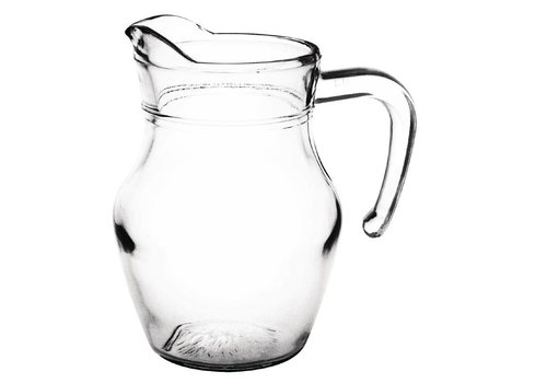  HorecaTraders Glass Carafe 0.5 Liter (6 pieces) 