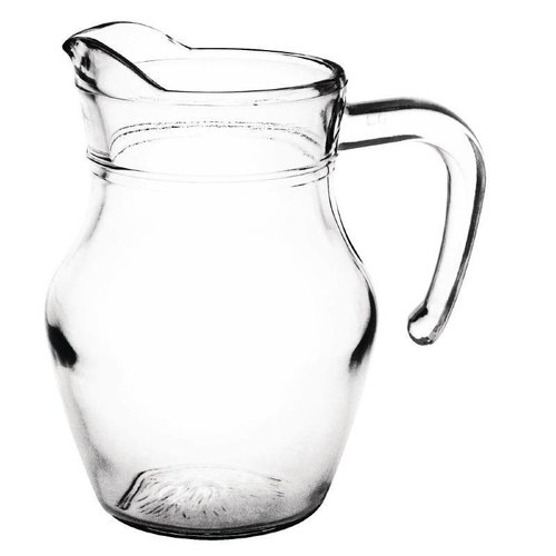  HorecaTraders Glaskaraffe 0,5 Liter (6 Stück) 