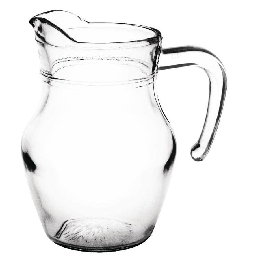 Carafe en verre 0,5 litre (6 pièces)