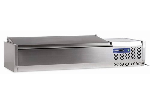  HorecaTraders Aufputzvitrine Gekühlt 5 x 1/2 GN oder 10 x 1/4 GN 
