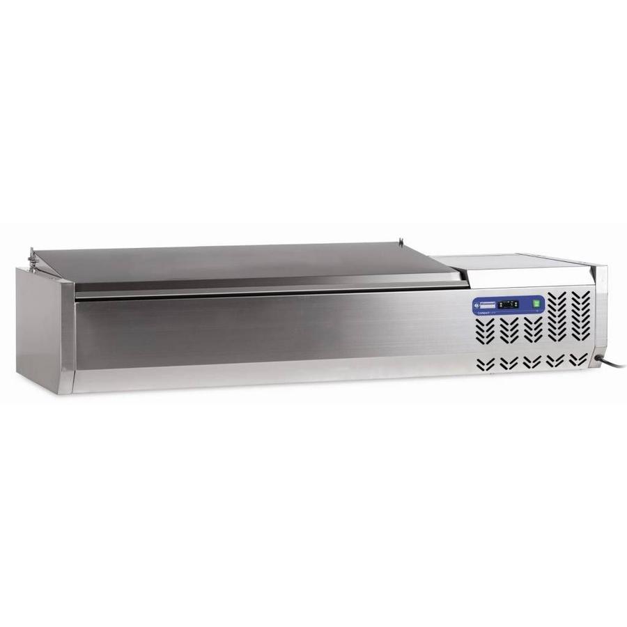 Aufputzvitrine Gekühlt 5 x 1/2 GN oder 10 x 1/4 GN