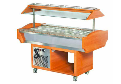 HorecaTraders Gekühlte Salatbuffet-Insel 