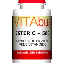 Vitabus Ester C 500  180 vegetarische tabletten