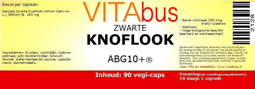 Vitabus Zwarte knoflook ABG10+®