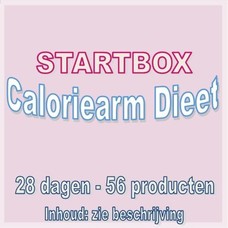 28 dagen startbox voor een caloriearm dieet. Weekprijs = 24,98 euro/week