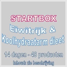 14 dagen dieetbox voor een eiwitrijk & koolhydraatarm dieet. Weekprijs = 49,95 euro