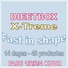 DIEETBOX X-TREME fast in shape (14 dagen kuur). Weekprijs = 49,95 euro/week