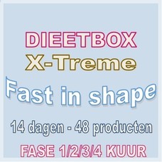 DIEETBOX X-TREME fast in shape (14 dagen kuur). Weekprijs = 49,95 euro/week