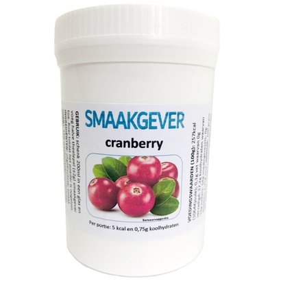 Smaakgever Cranberry (voor 10 liter)