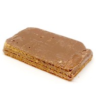 Proteine mini chocolade wafel low carb met vanille smaak (per 10 stuks)