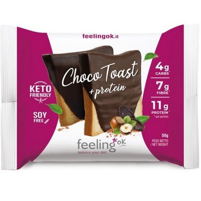 Feeling OK Proteïne chocotoast (Per 2)