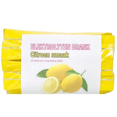 Elektrolyten drank citroen smaak (9 + 1 GRATIS)