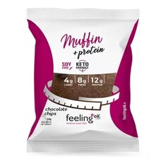 Feeling OK Proteïne muffin met chocolade stukjes (low carb)